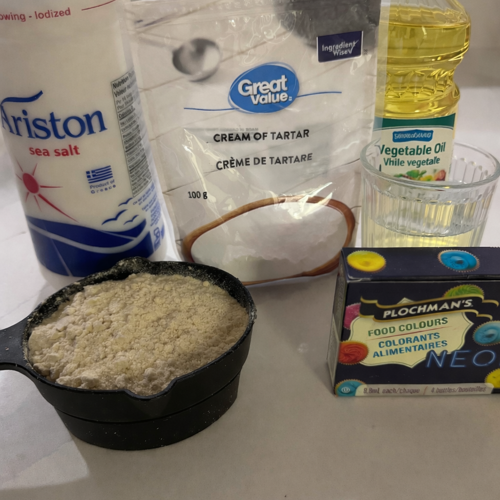 Ingredients Playdough