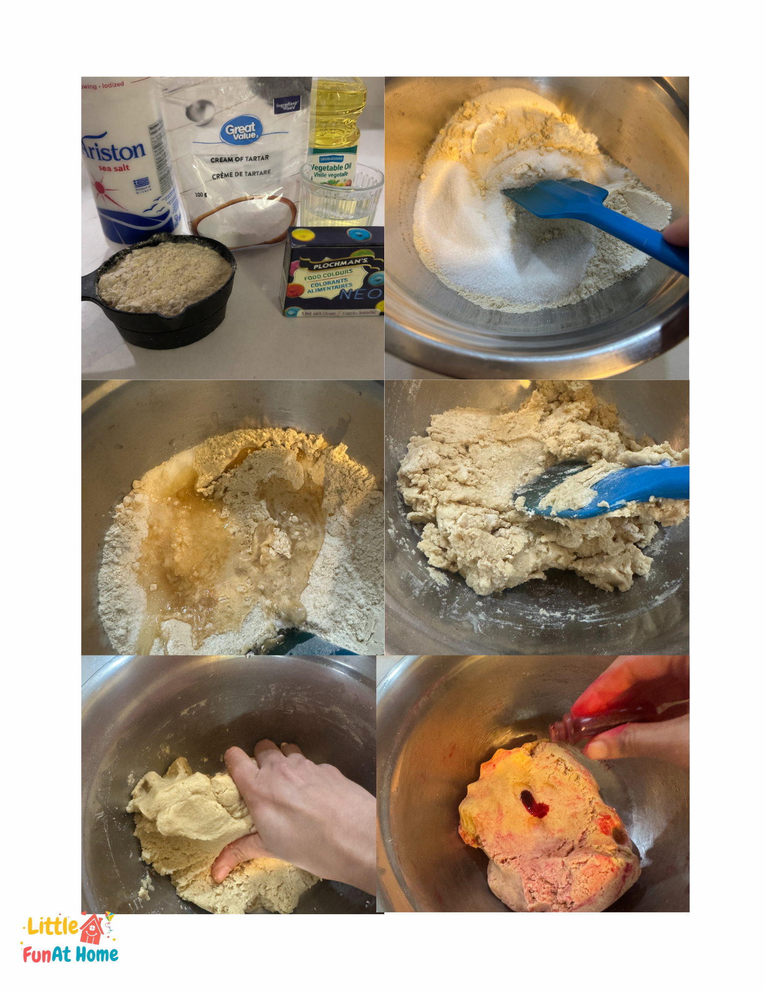 how to make playdough at home