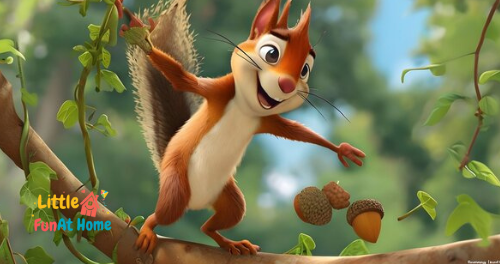 Kids short story - A Nutty In The Tree