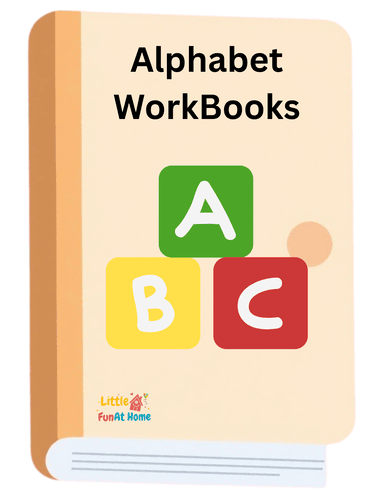 Alphabet Workbooks for Kids-Little Fun at Home
