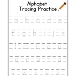 Free Printable Lowercase a-z Tracing Letter Worksheet -Little Fun at Home