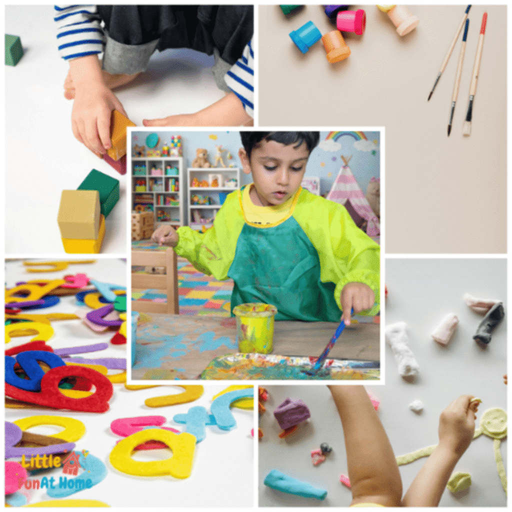 Indoor activities for kids - Little Fun at Home