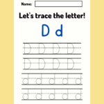 Alphabet Letter Dd Tracing