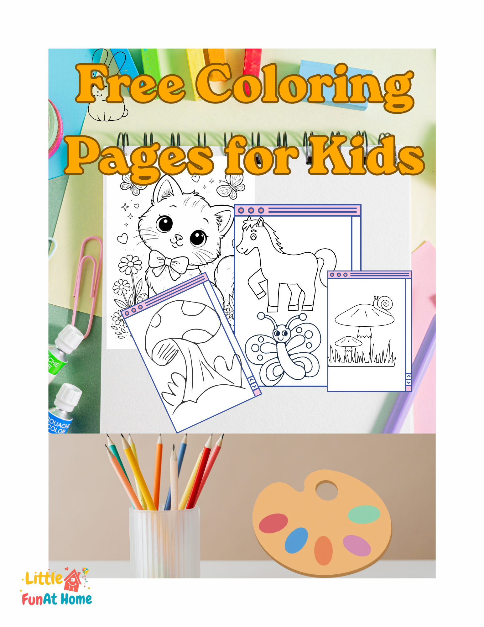 Printable Coloring Pages for Kids - Free Download PDF