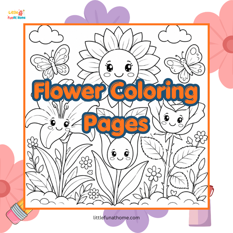 Free Printable Flower Coloring Pages