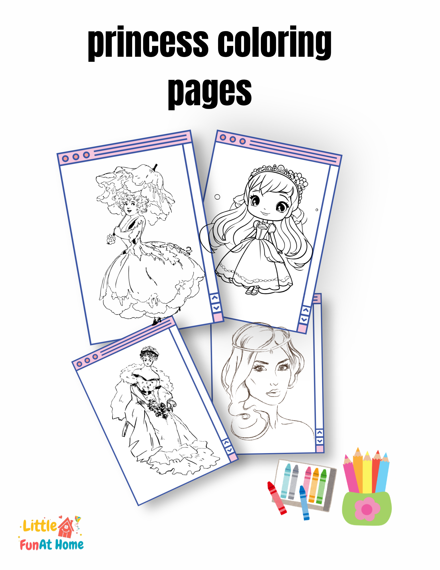 Free Printable Princess Coloring Pages For Kids