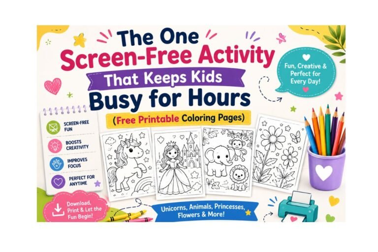 Free Kids Coloring Pages